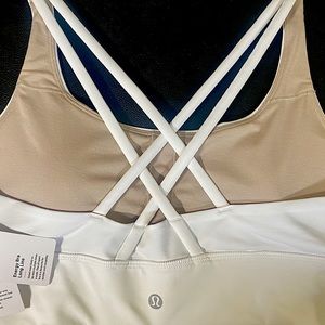 - Lululemon - Energy Bra Long Line (White) - NWT- Size 10